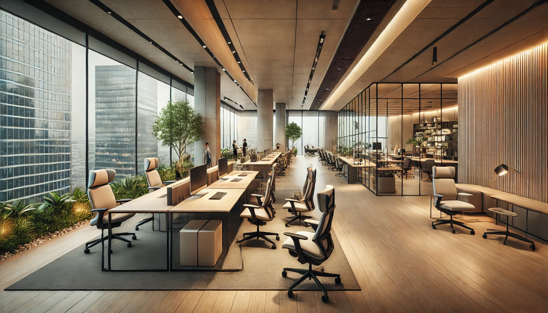 Hospitality commercial fit out with luxurious interiors