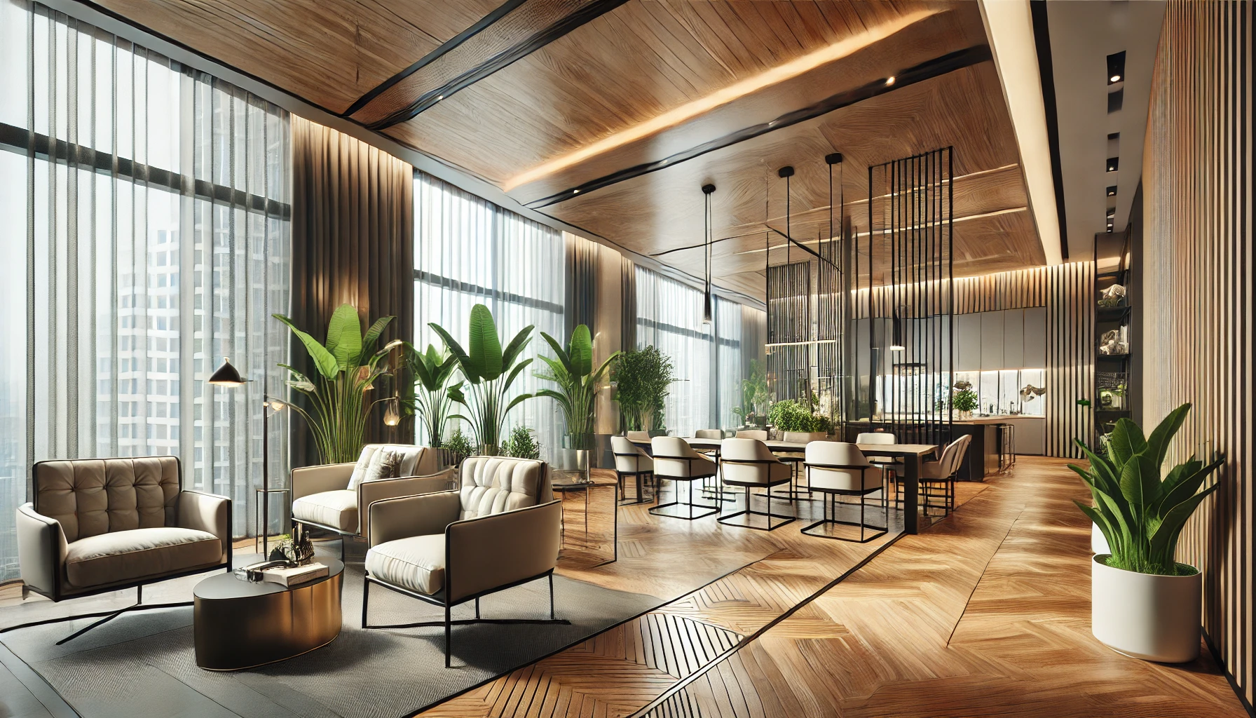 Luxury interior designed with fit-out expertise.